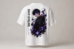 Sung Jin-Woo – Solo Leveling Oversized Anime T-Shirt | DYNOSHI