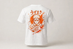 Naruto Uzumaki – Premium Cotton Anime T-Shirt | DYNOSHI