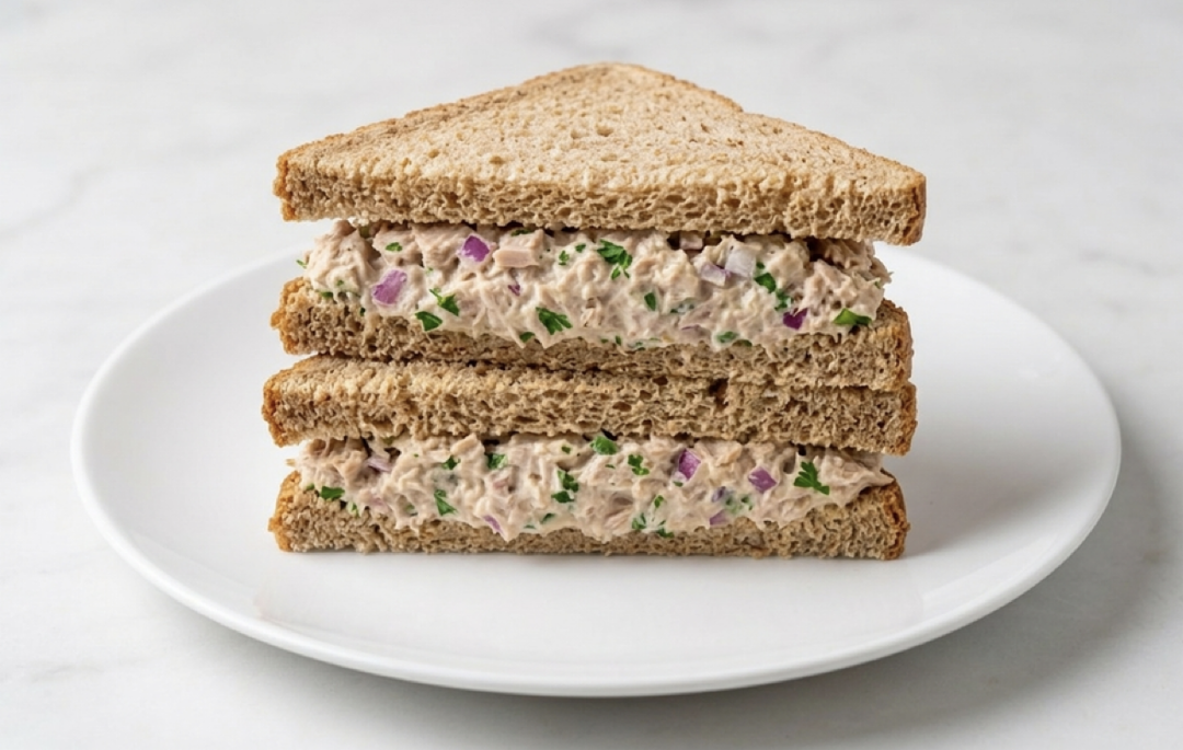 Tuna Spread Sandwich Brown Bread