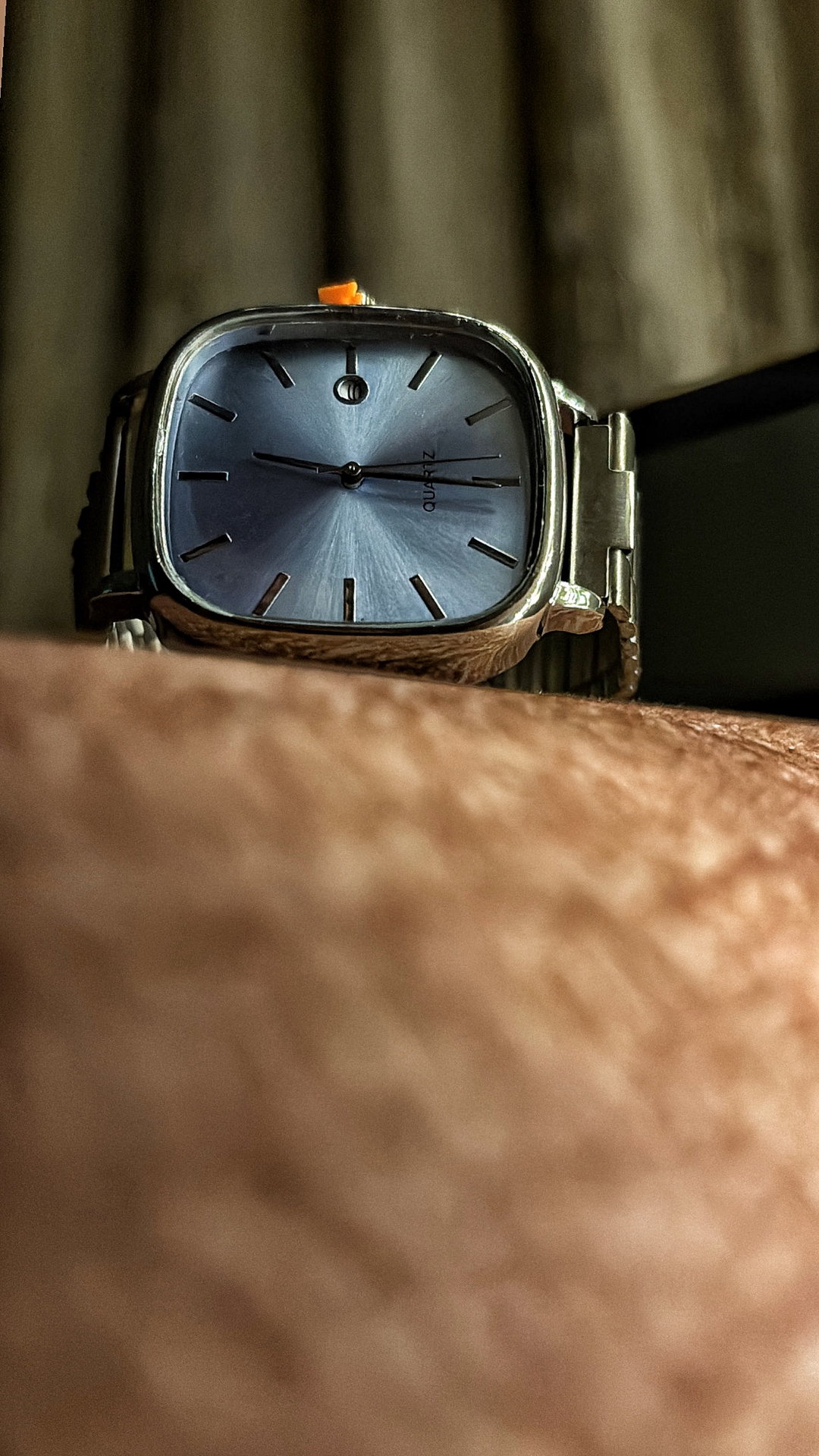 VELORIA Square Classic Watch - Sky Blue Dial