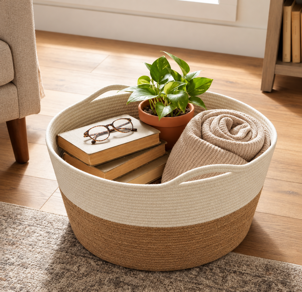 Small Brown Basket_0