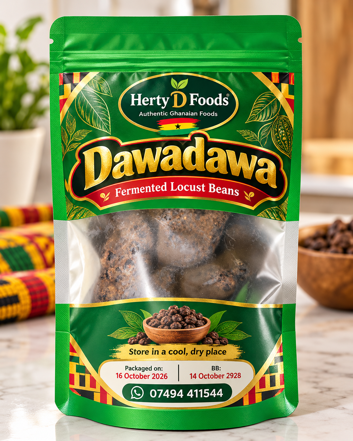 Authentic Ghanaian Dawadawa (200g)