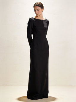 Vestido Valentina · crepé manga larga