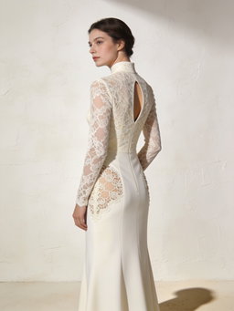 Vestido Julieta · encaje marfil