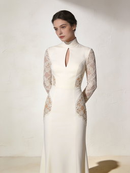 Vestido Julieta · encaje marfil