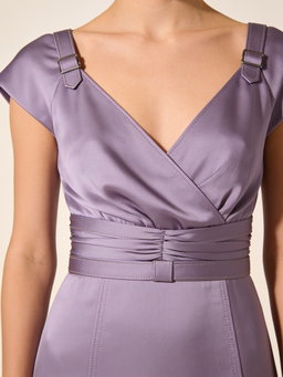 Vestido Dulce · crepé lila