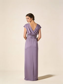 Vestido Dulce · crepé lila