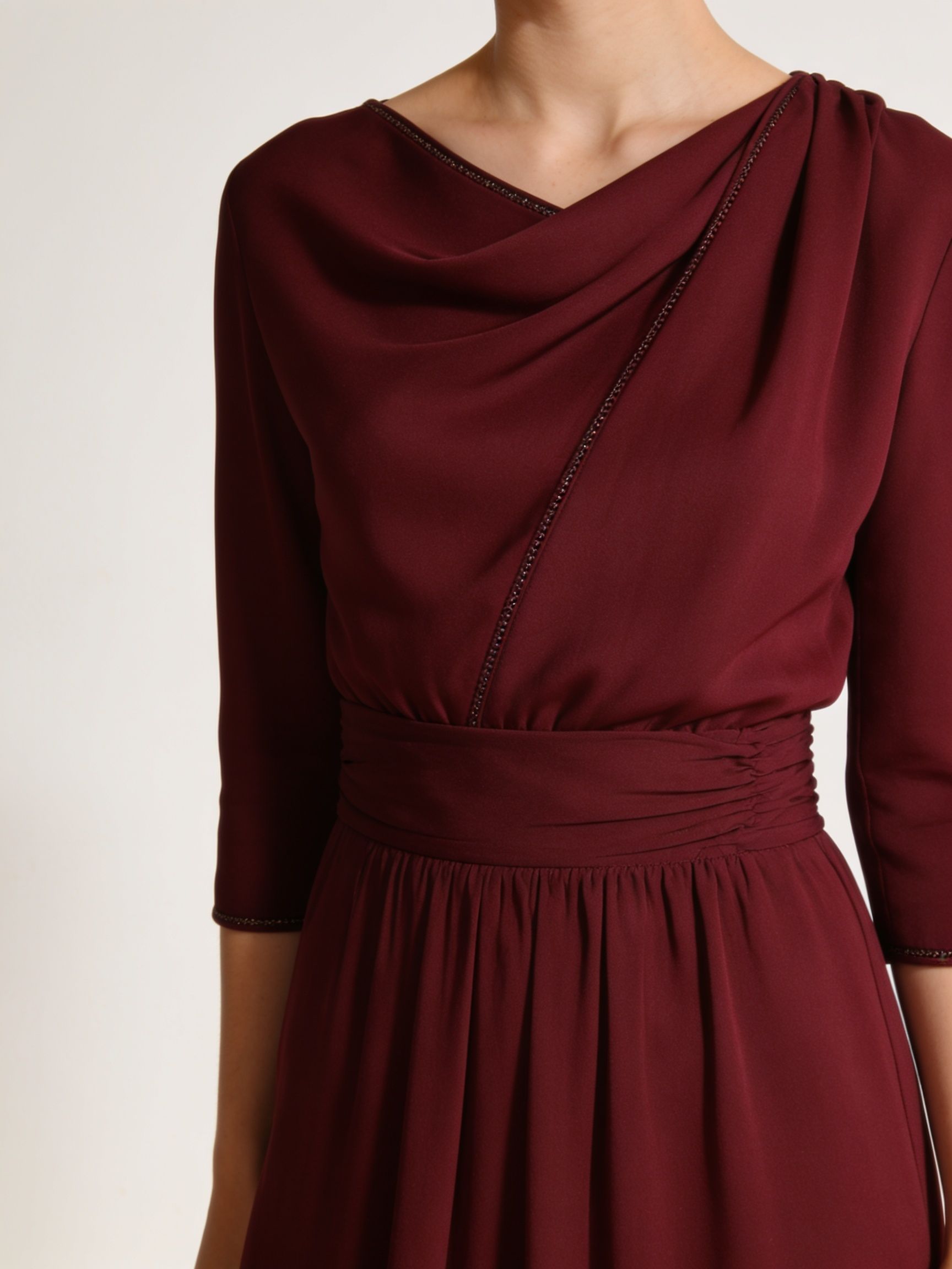 Vestido Espiga · crepé vino_1