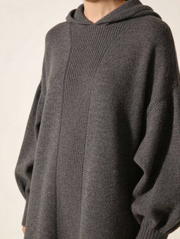 Vestido Cendra · punto gris marengo