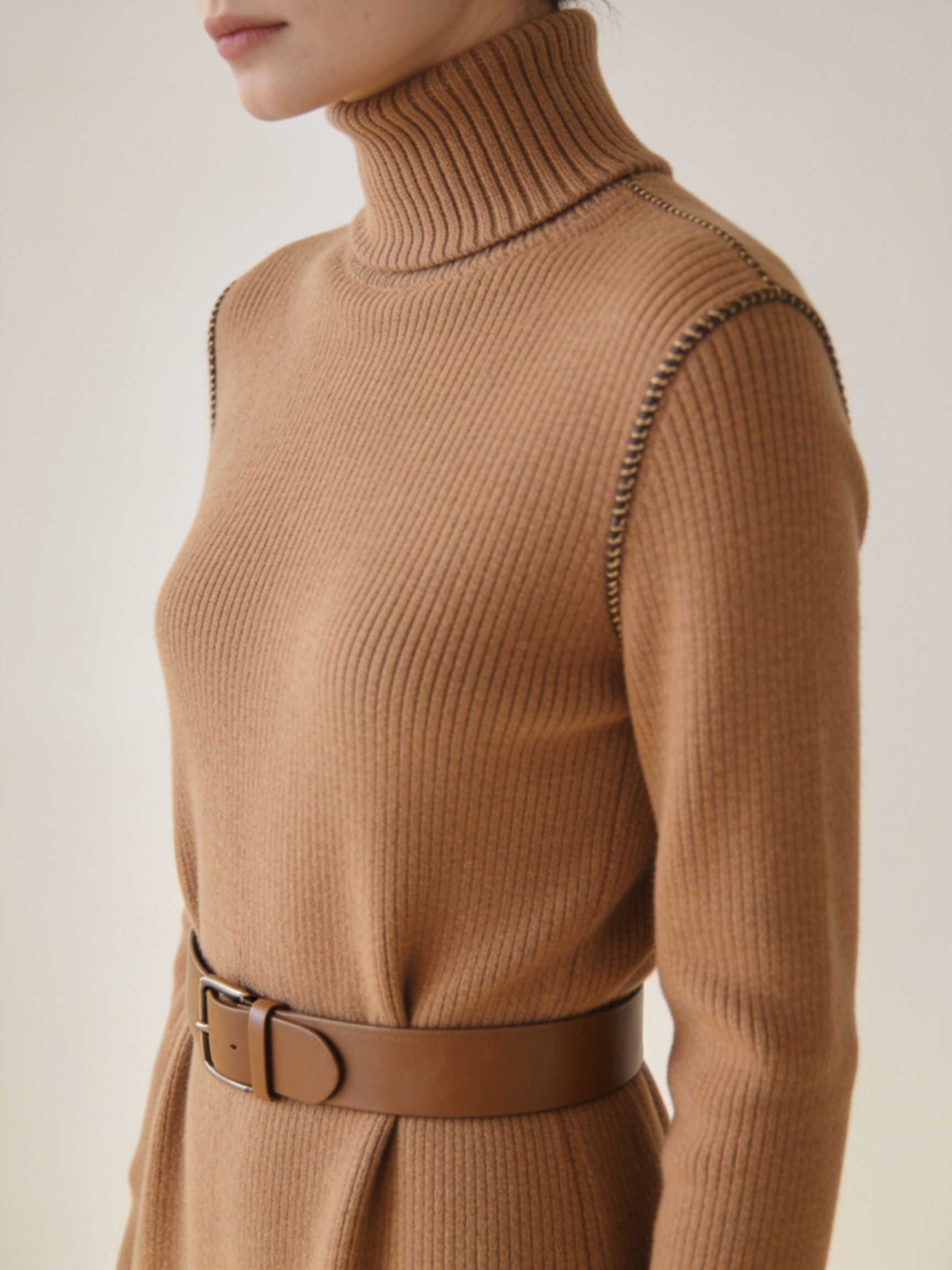 Vestido Oslo · punto lana camel_1