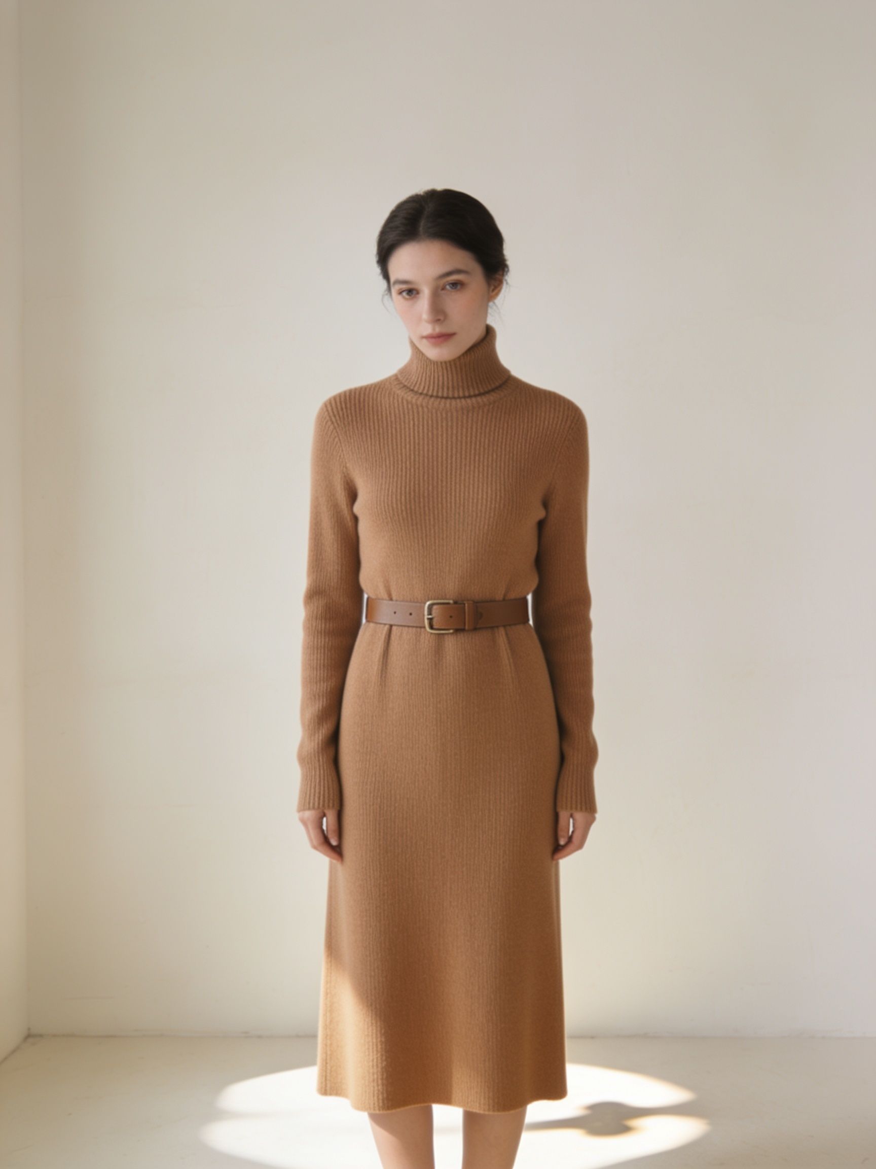 Vestido Oslo · punto lana camel_2