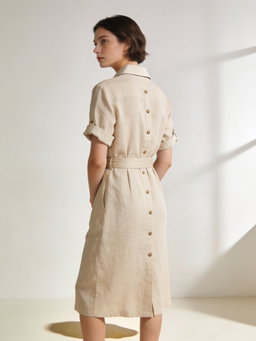 Vestido Siroco · lino arena