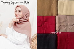Tudung Segiempat / Square Hijab (Polycotton)