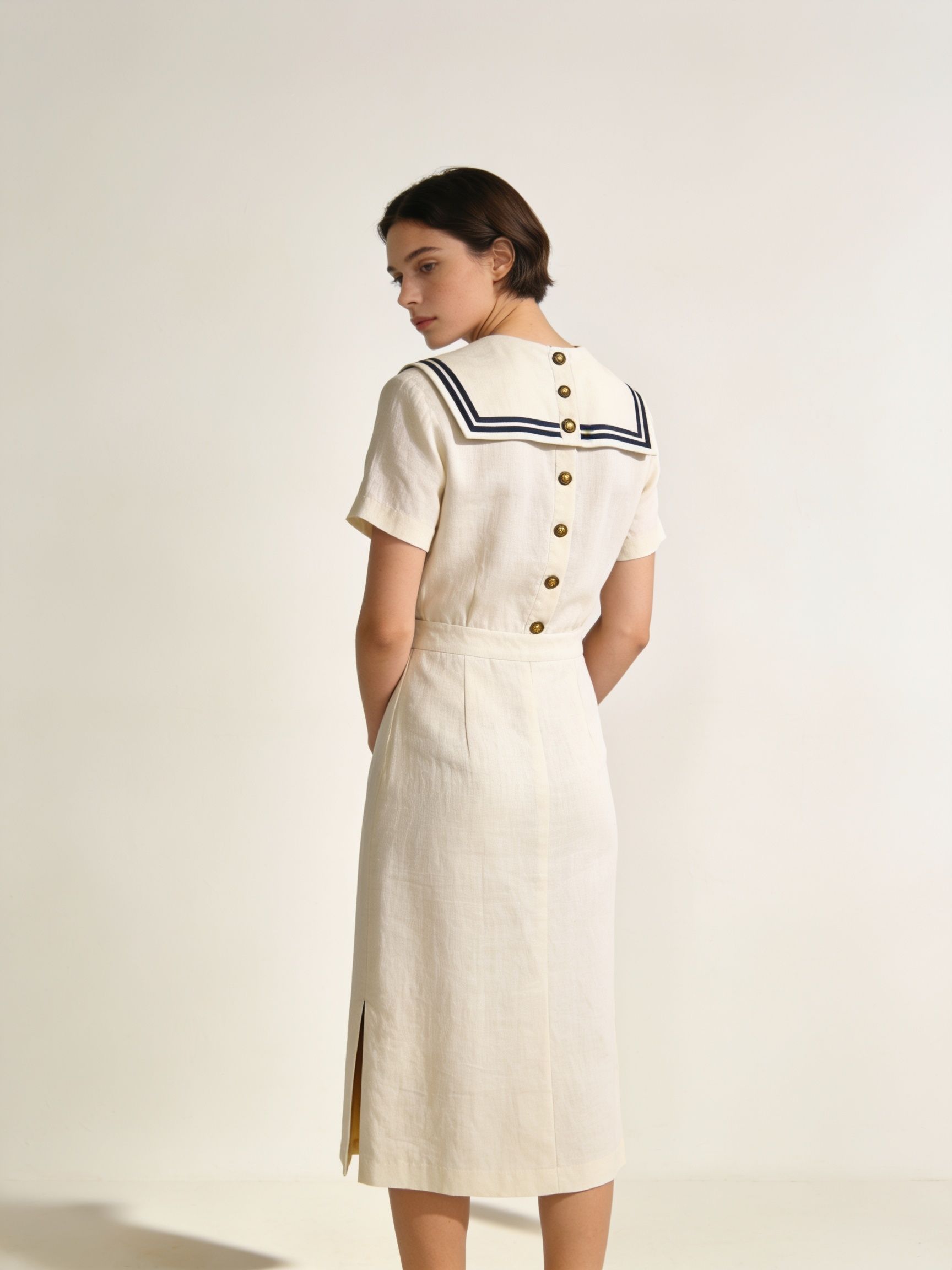 Vestido Marinera · lino crudo_2