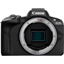Canon EOS R50 Mirrorless Camera, Black + RF-S 18-45mm F4.5-6.3 IS STM Lens