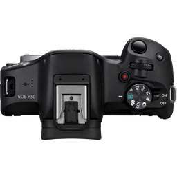 Canon EOS R50 Mirrorless Camera, Black + RF-S 18-45mm F4.5-6.3 IS STM Lens