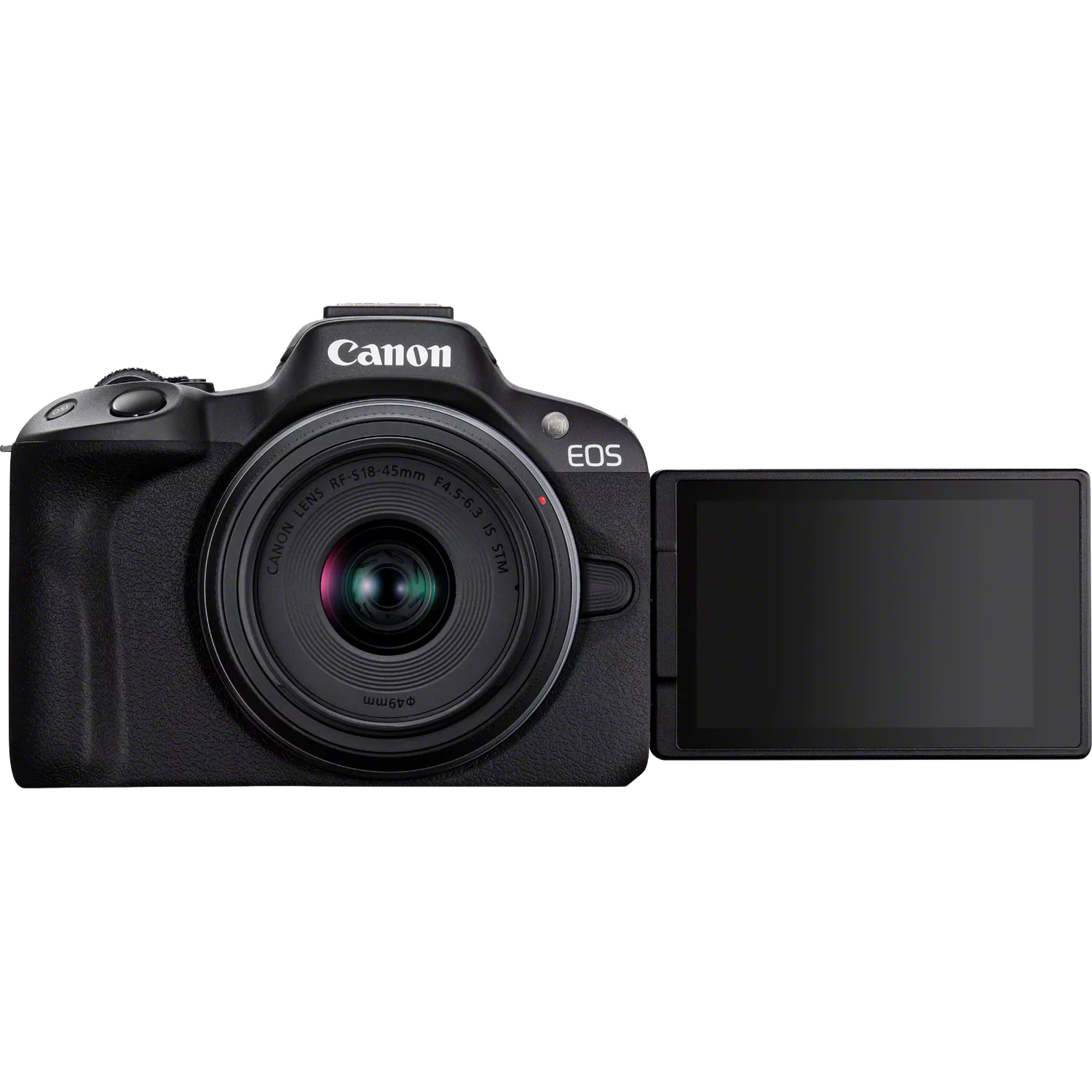 Canon EOS R50 Mirrorless Camera, Black + RF-S 18-45mm F4.5-6.3 IS STM Lens_1