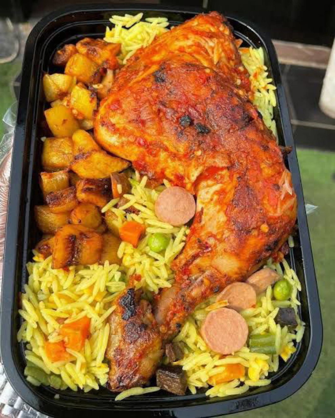Fried Rice & Chicken Laps