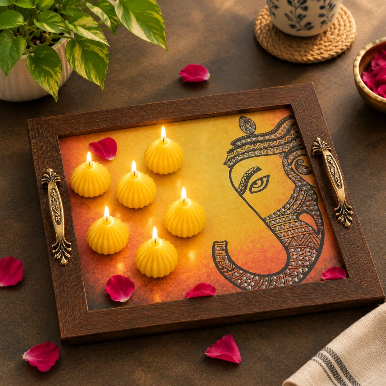 Ganesha Medium Festive Tray
