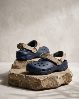 Midnight Navy Utility All-Terrain Clogs. Rugged Drip 🔹️MASTER EDITION🔹️