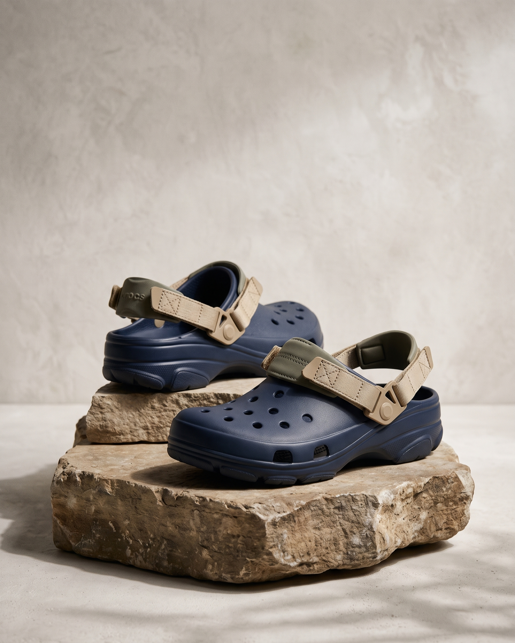 Midnight Navy Utility All-Terrain Clogs. Rugged Drip 🔹️MASTER EDITION🔹️