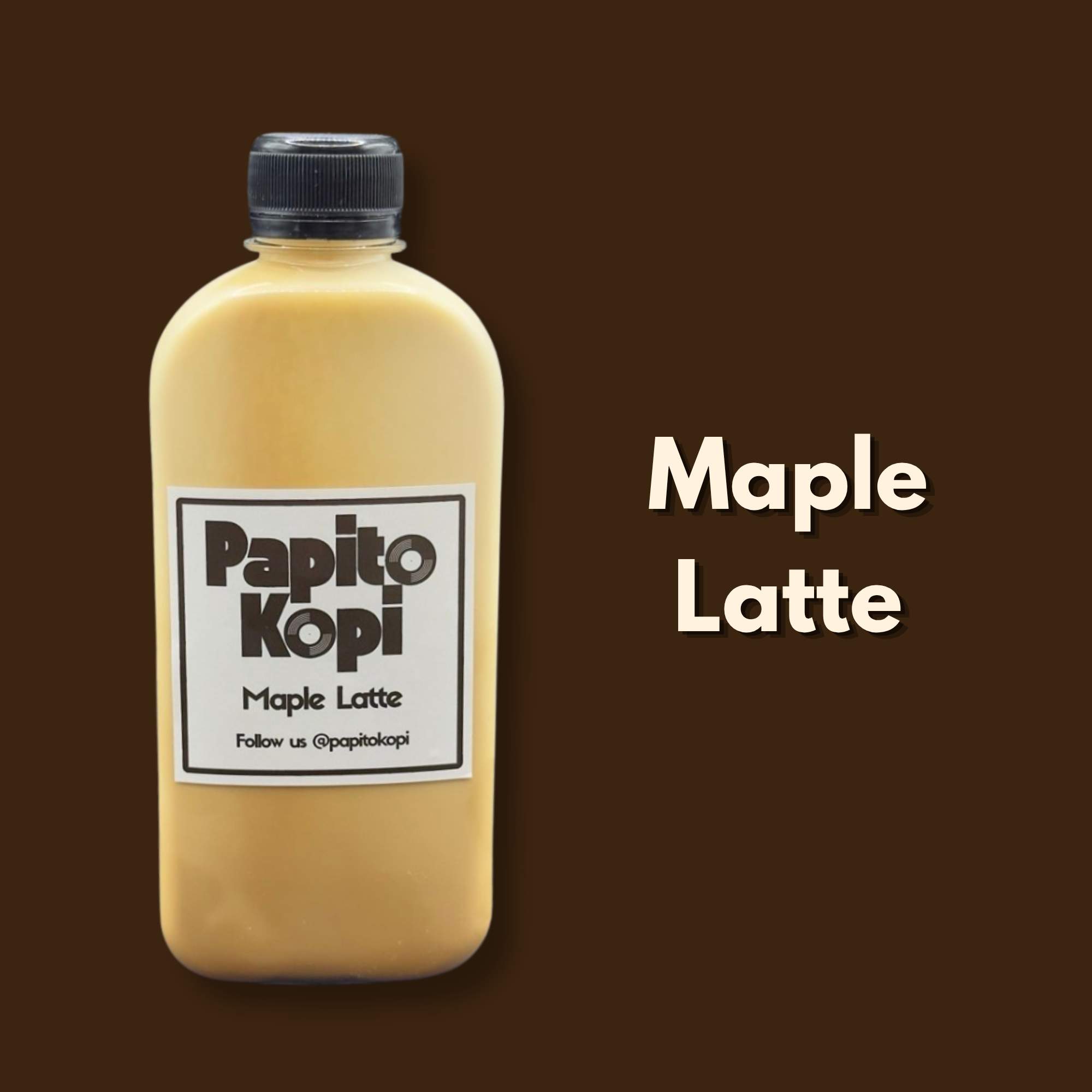 Chilled Bottle Maple Latte