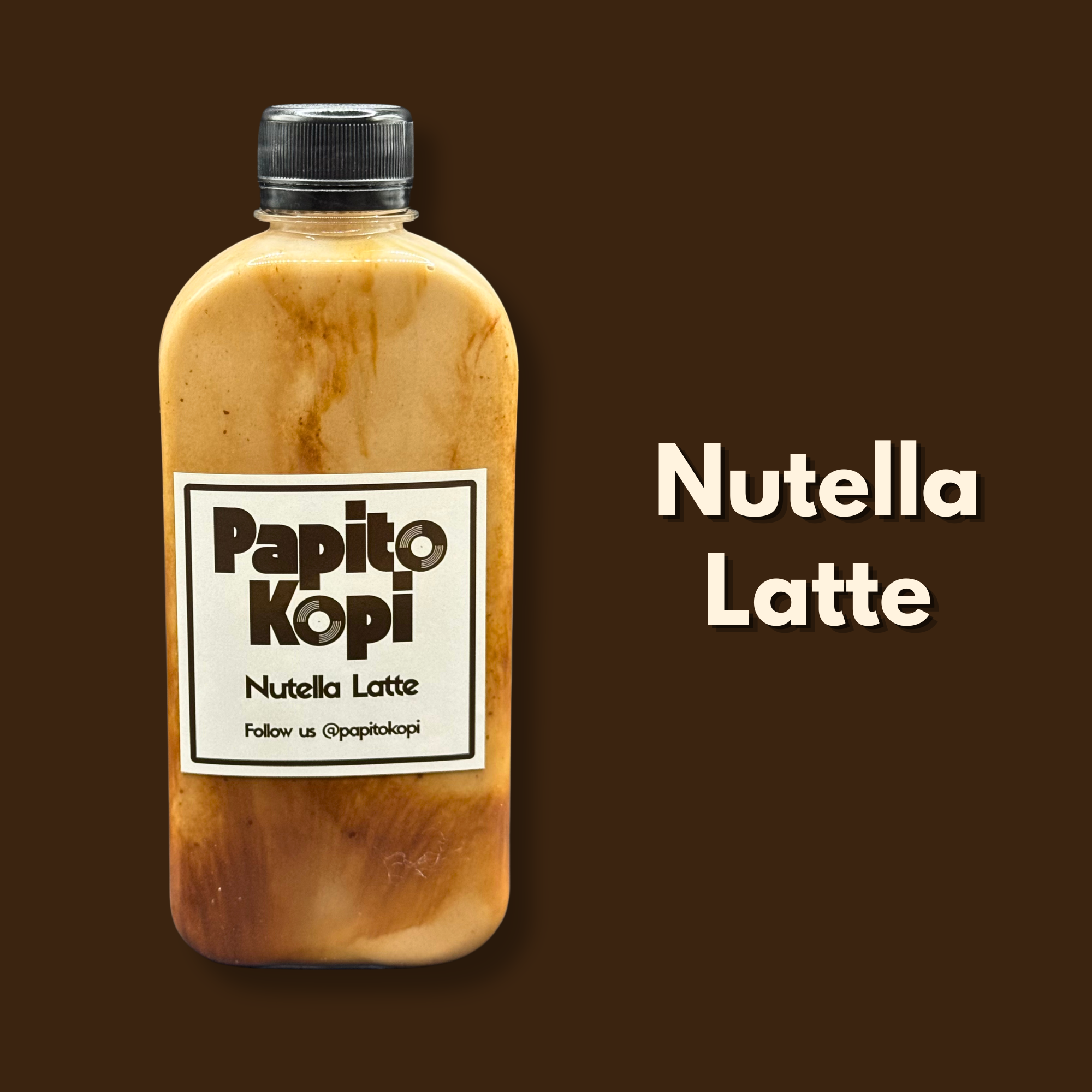 Chilled Bottle Nutella Latte