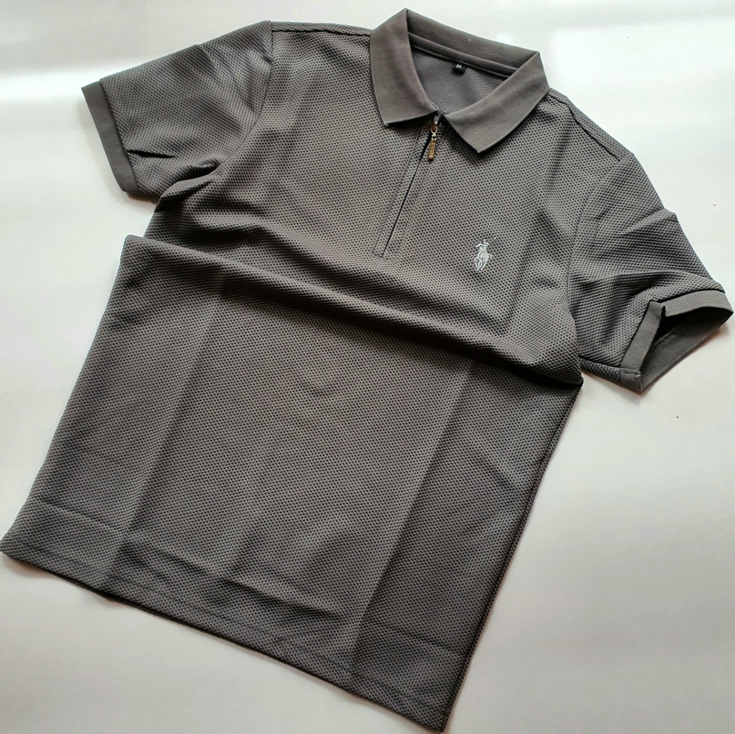 Zipper and Button polo tshirts