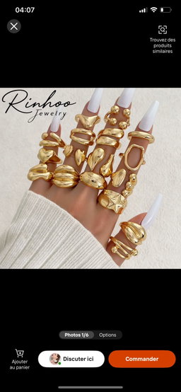 Bague acier inoxydable