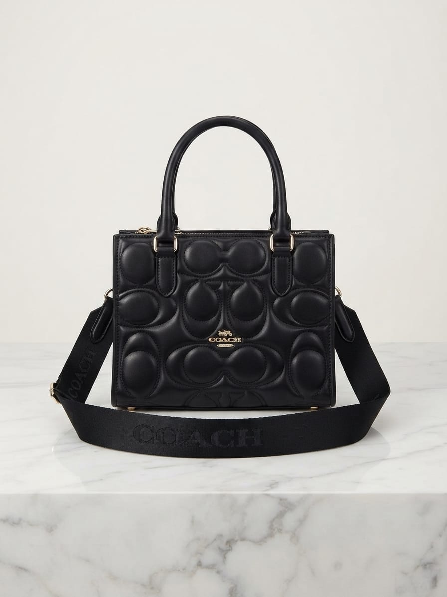 Coach hard pressed shell black _1