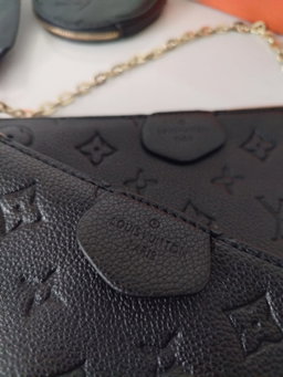 Lv pochete black 3 piece 