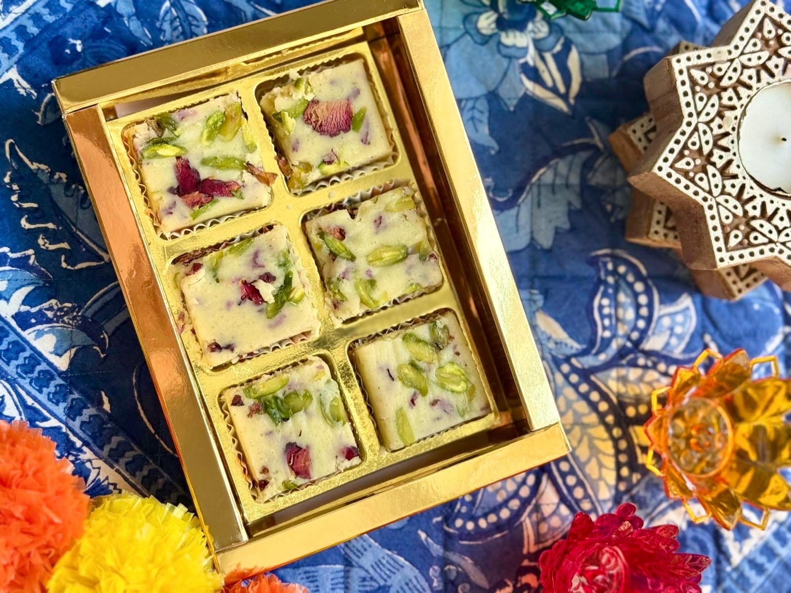 Rose and Pista Barfi_0