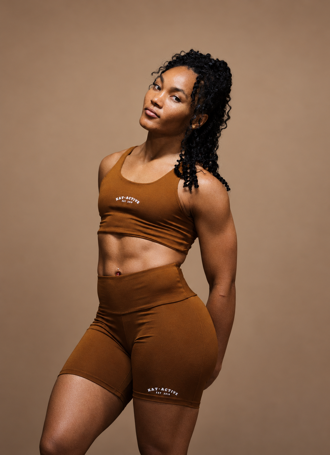 Stride Shorts in Chestnut _2
