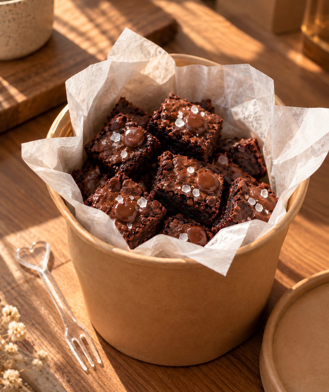 Naughty Bites - Sea Salt Fudgy Brownies_0