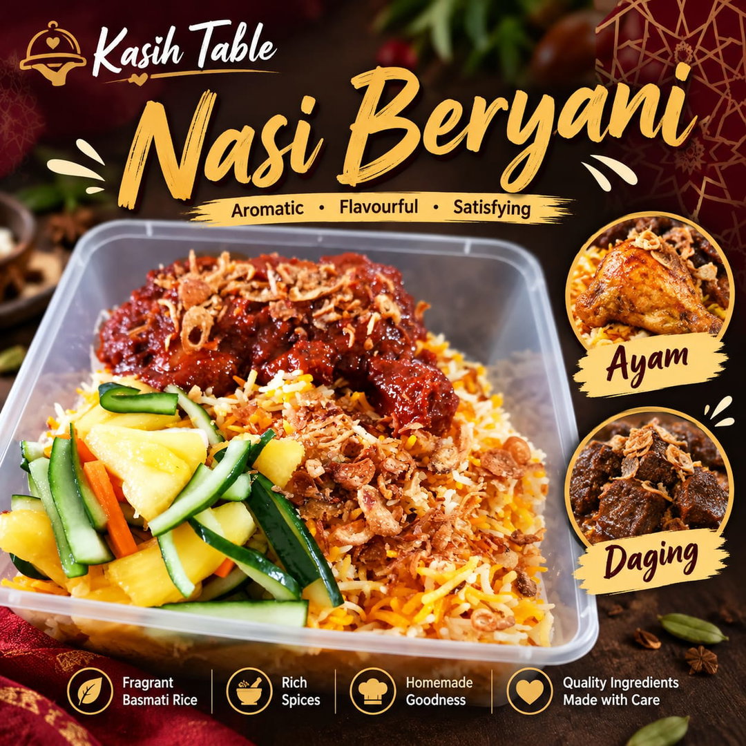 Nasi Beryani Ayam/Daging