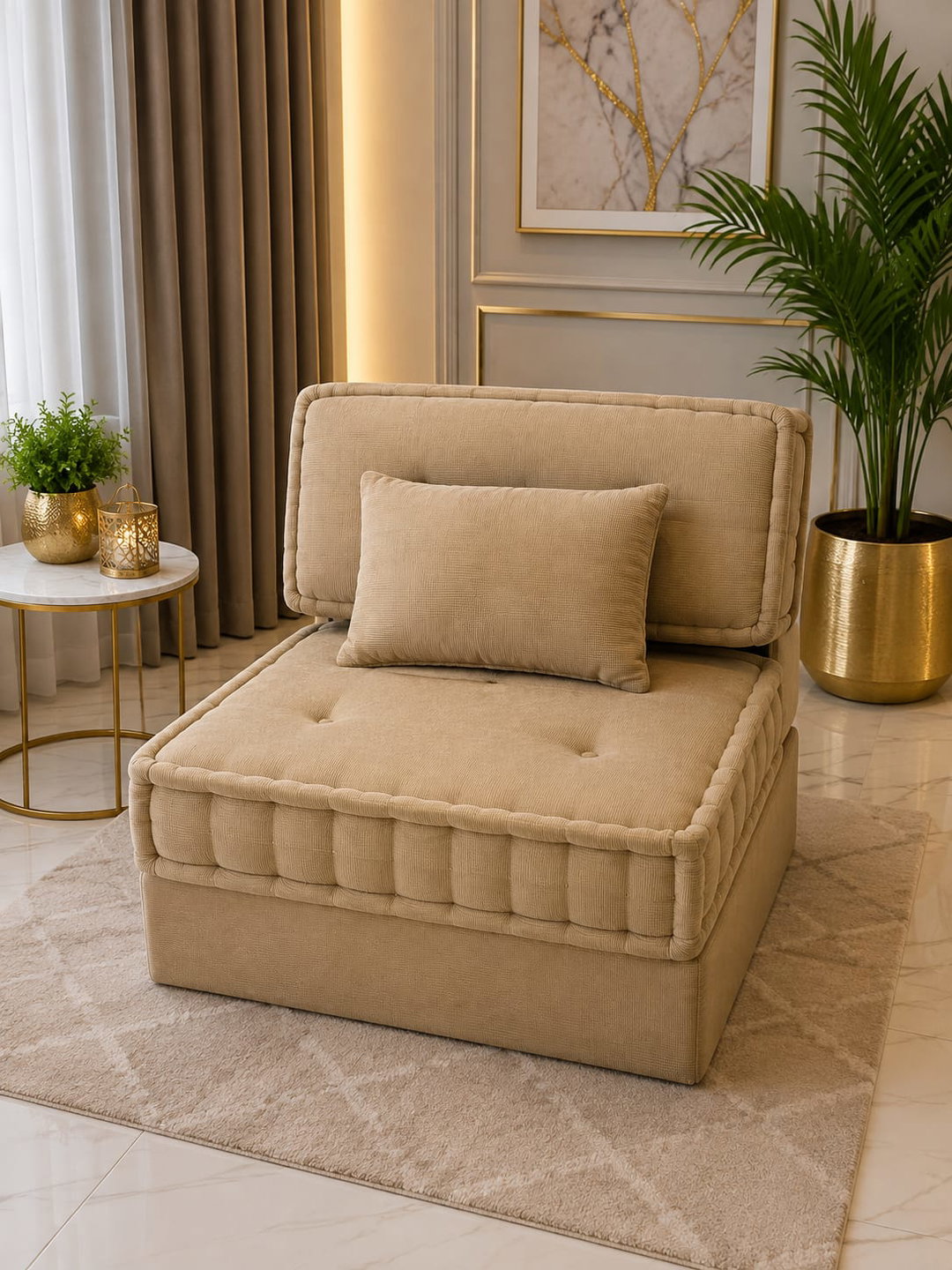 High-Quality Durable Single Sofas Armchairs