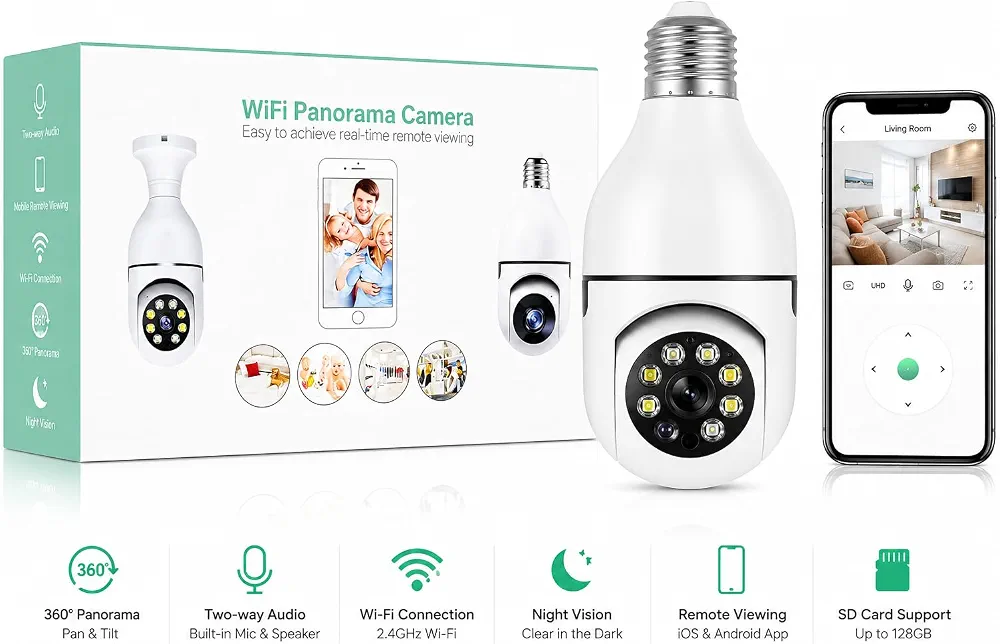 WiFi Panorama Bulb Camera