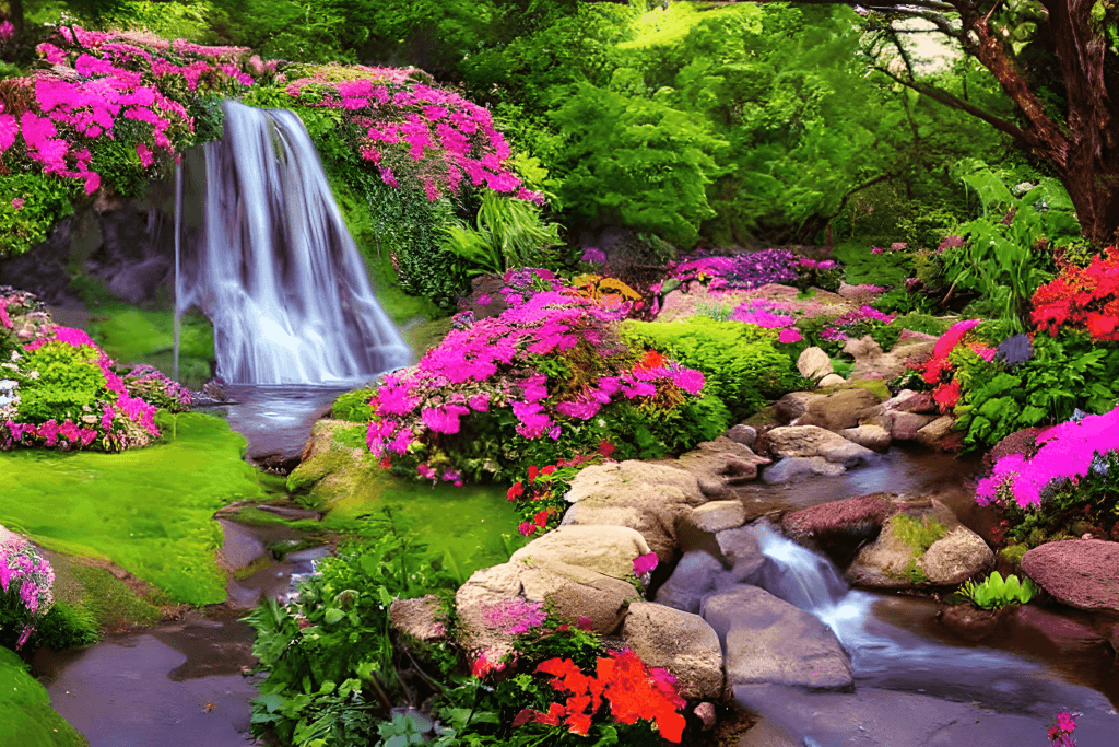 Cascade / Waterfall Flowers