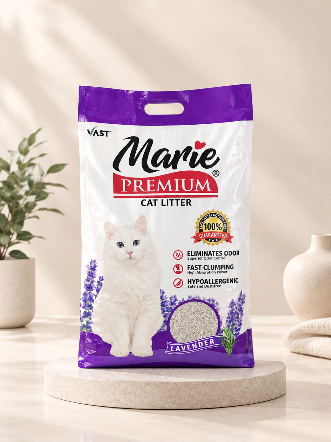 Marie Cat Litter Sand Lavender 10li