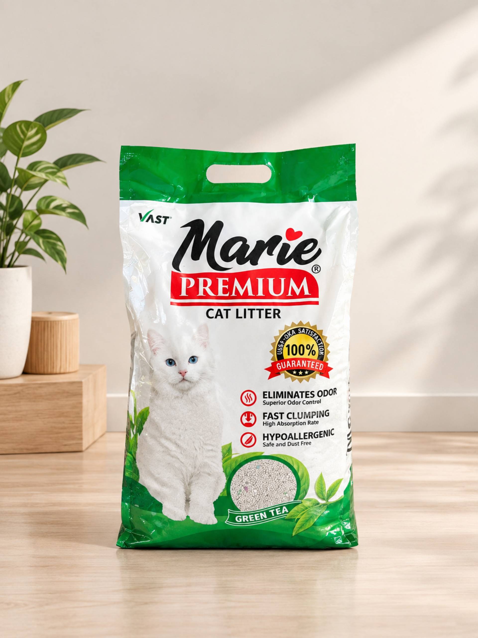 Marie Cat Litter Sand Green Tea 10li_0