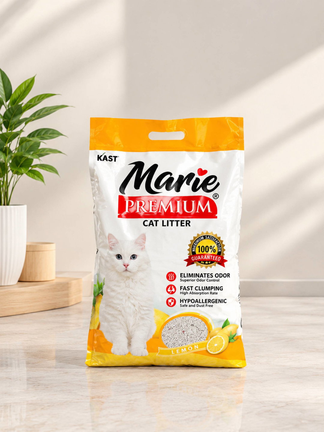 Marie Cat Litter Sand Lemon 10li