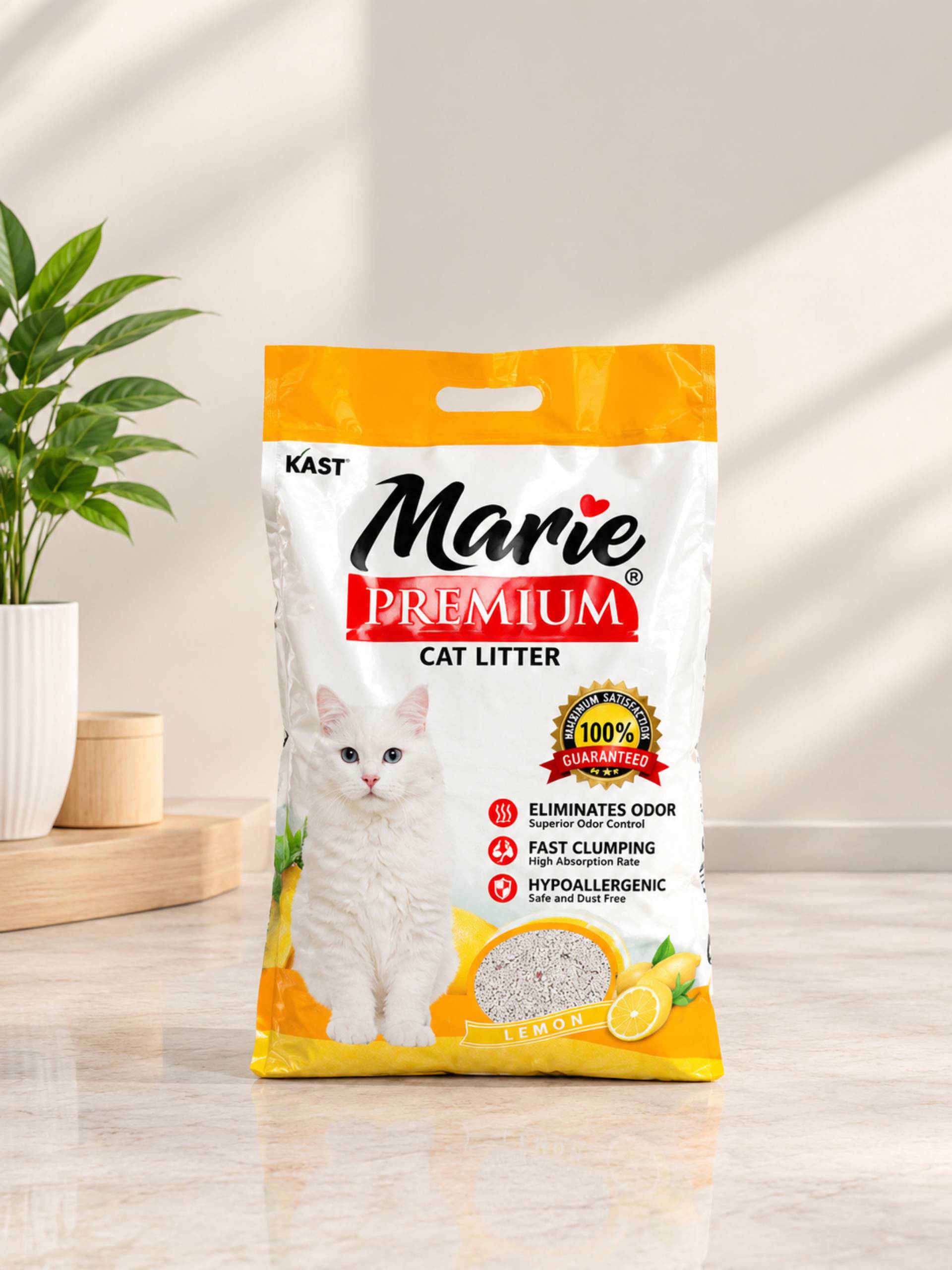 Marie Cat Litter Sand Lemon 10li_0