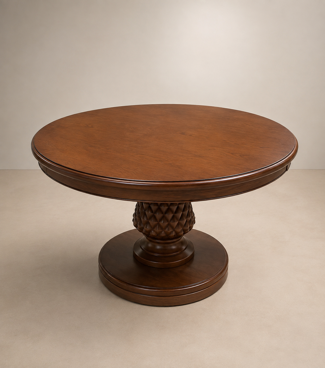 Classic Round Wooden Dining Table