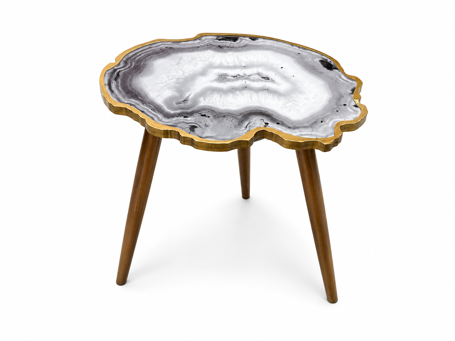 Luxury Agate Marble Side Table_0