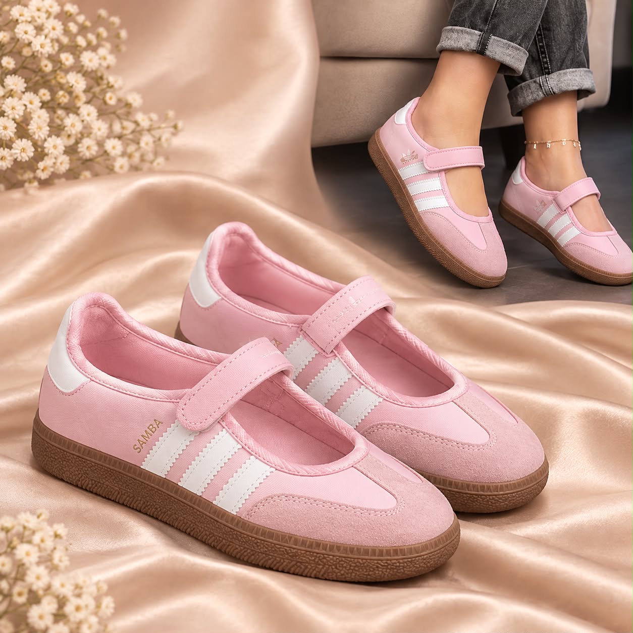 Classic indoor soccer heritage, feminine ballet-flat design_8