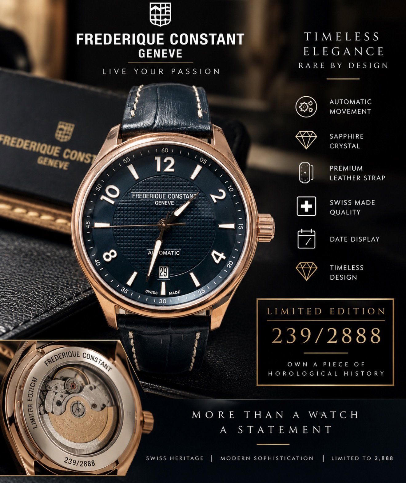 Frederique Constant Mens RUNABOUT FC-303RMNFB4 LIMITED EDITION_0