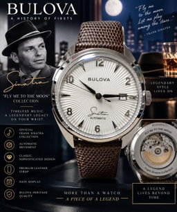 Men's Bulova Frank Sinatra 96B347