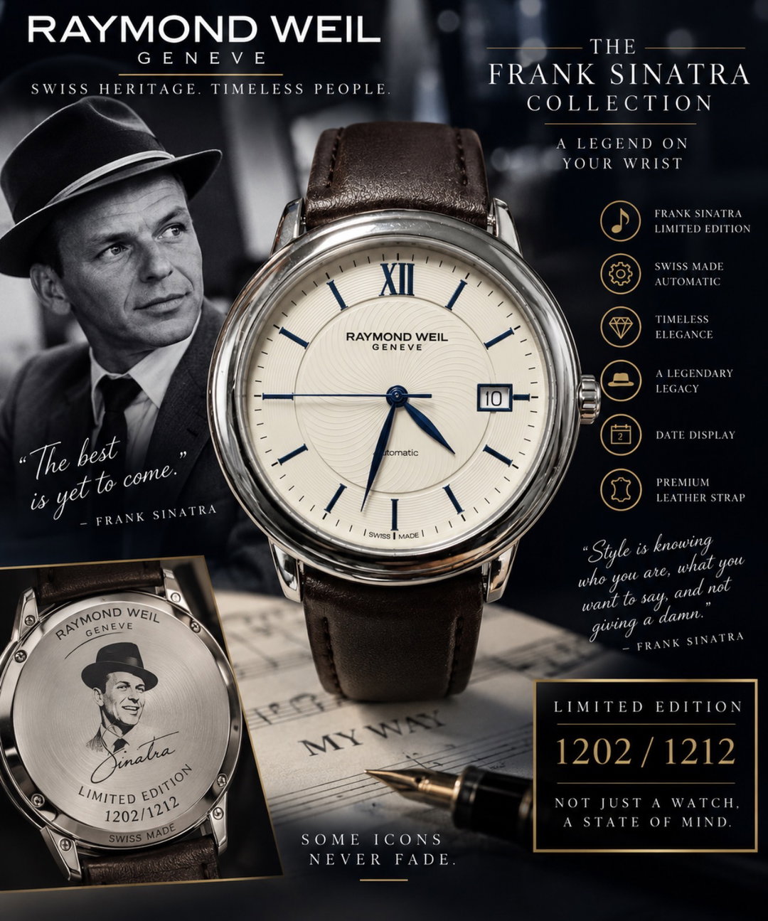 Raymond Weil Frank Sinatra Limited Edition V448275