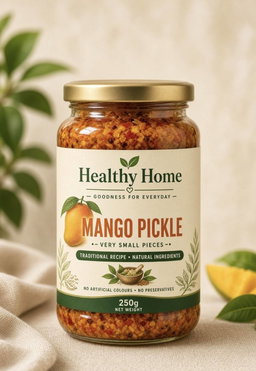 Home made mango pickle (kucha) - 250g