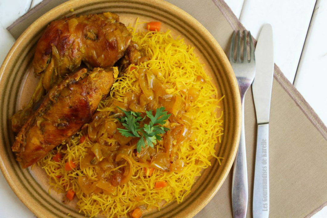 Yassa with vermicelli